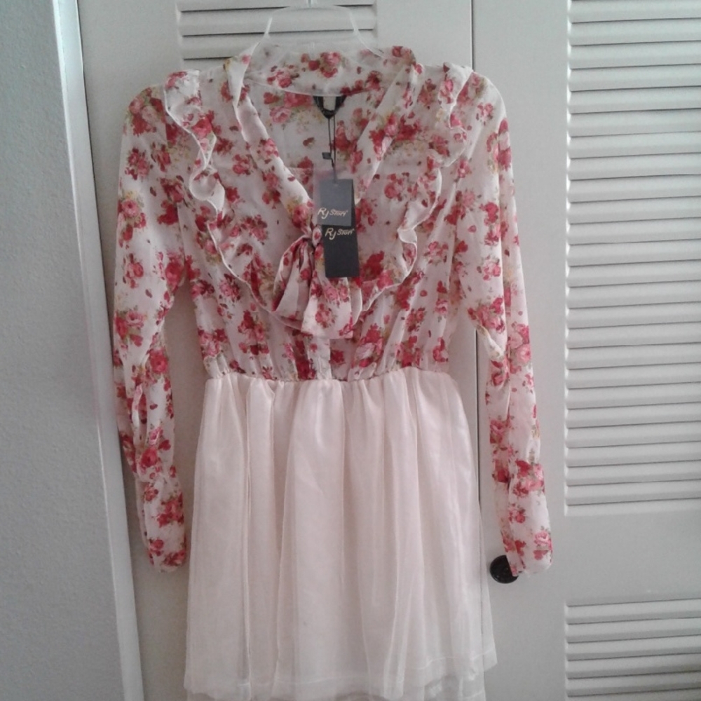 Floral Ruffle Dress